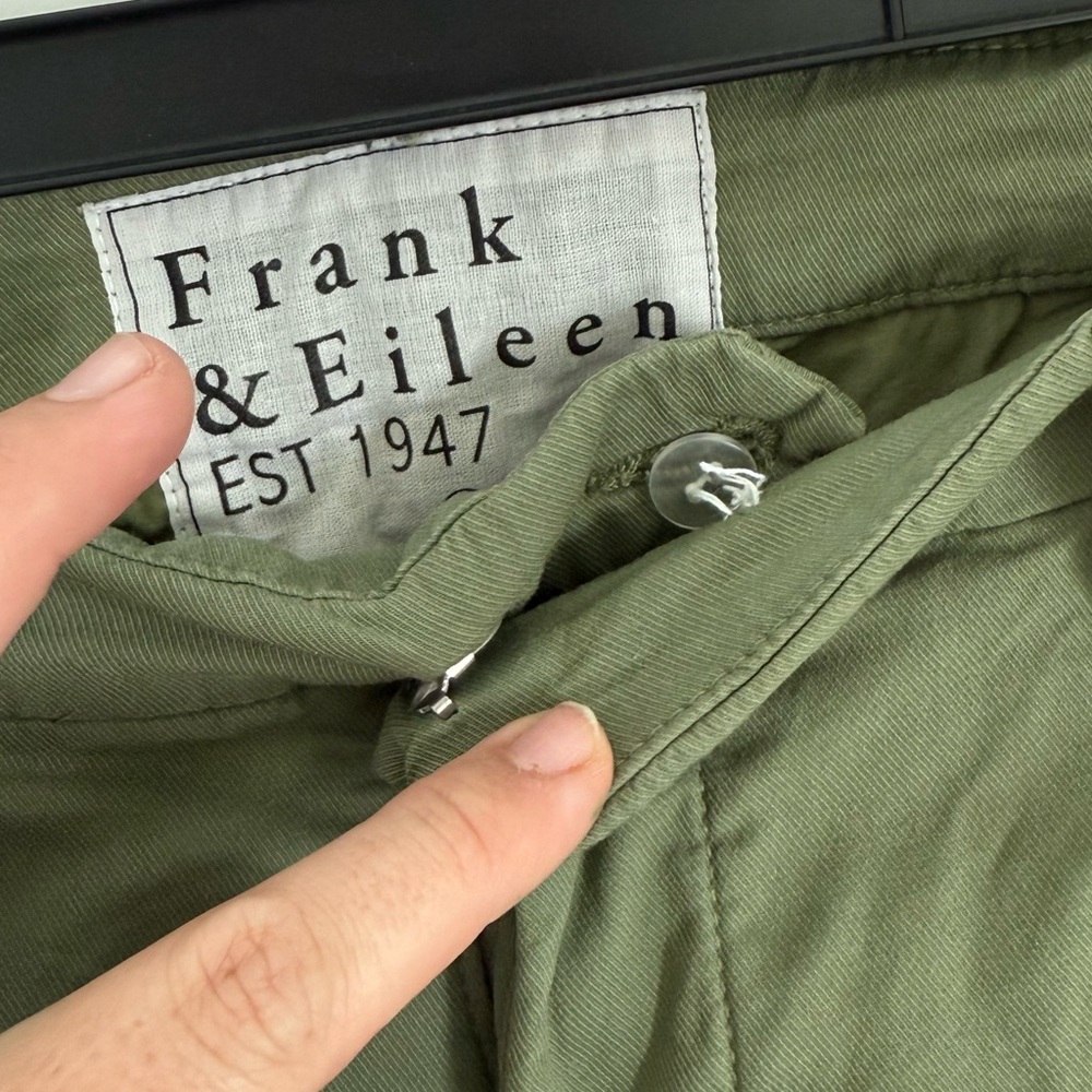 Frank & Eileen Wicklow The Italian Chino Green, size 8 - Picture 7 of 9